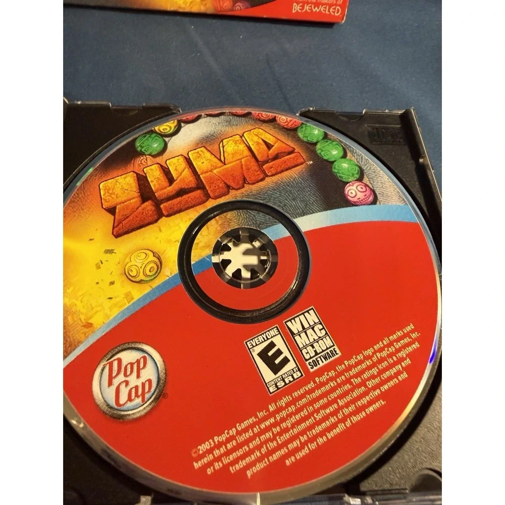 ZUMA Win; Mac Video Game Software (2003 PopCap CD) Puzzle Fun For Whole Family